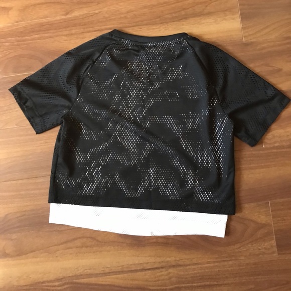 Adidas jersey layered crop top - Picture 3 of 6